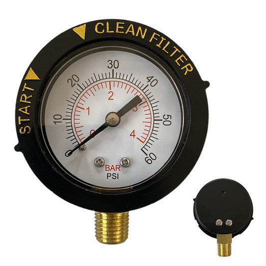 0-60 Psi Pool Filter Pressure Gauge for Swimming Water Pump Spa Aquarium Pressure Test