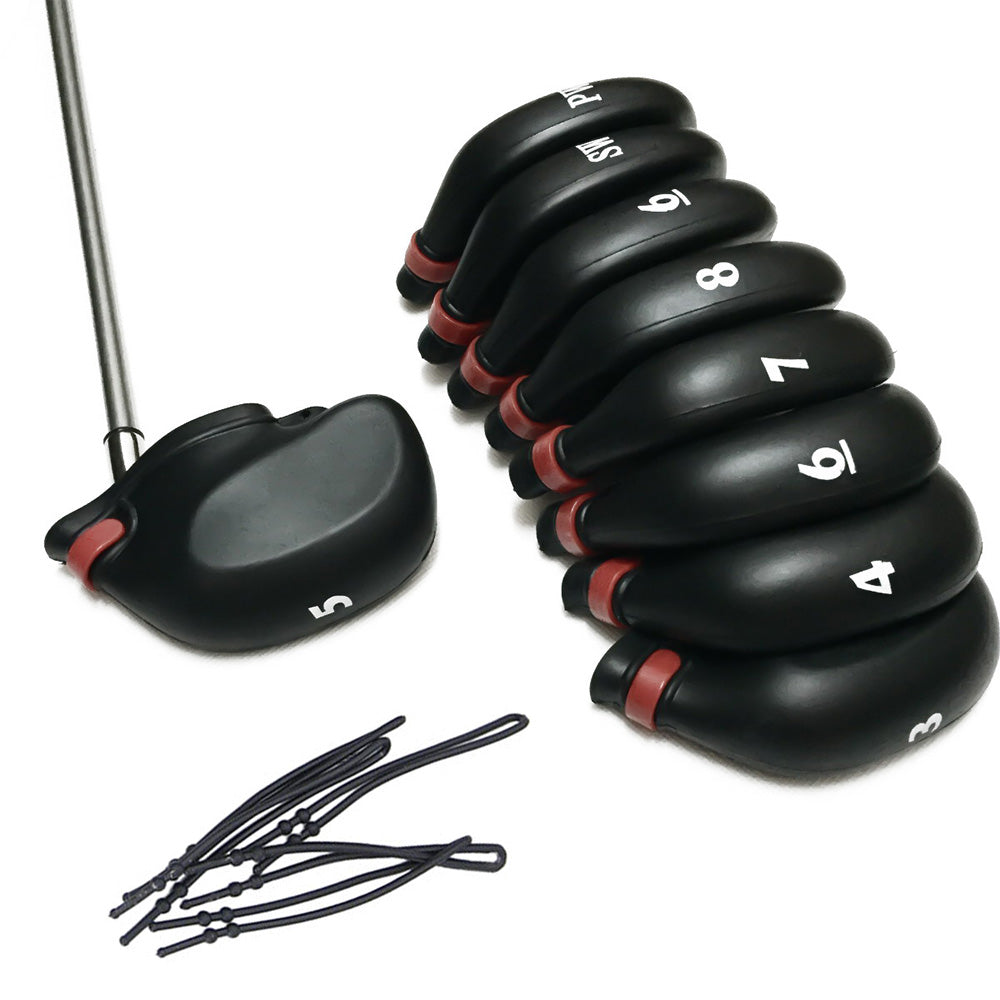 9 Pack Golf Iron Head Covers for Standard Irons