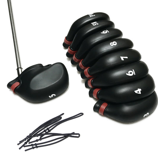 9 Pack Golf Iron Head Covers for Standard Irons