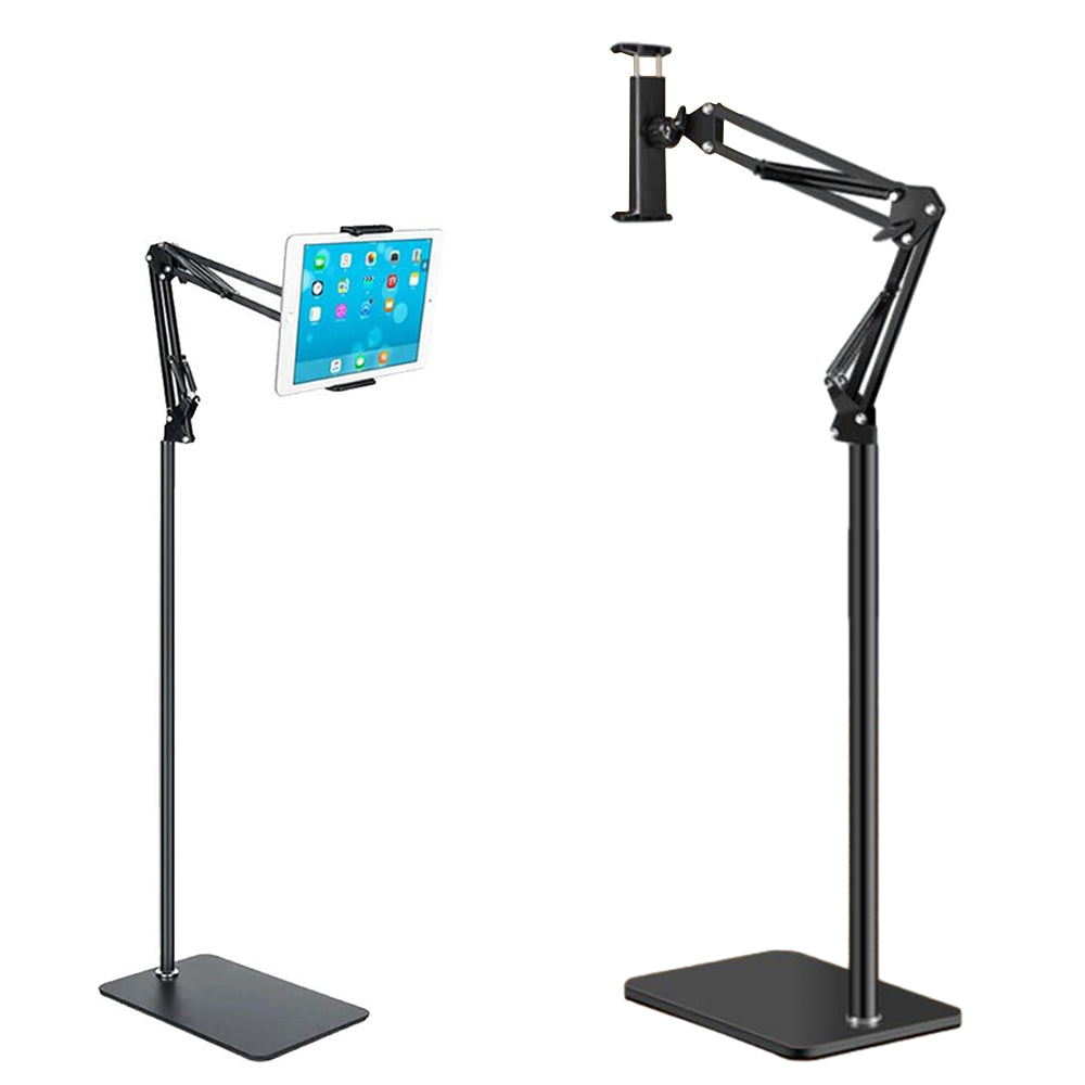 Adjustable Tablet Floor Phone Holder For 4-12.9inches iPad iPhone Switch