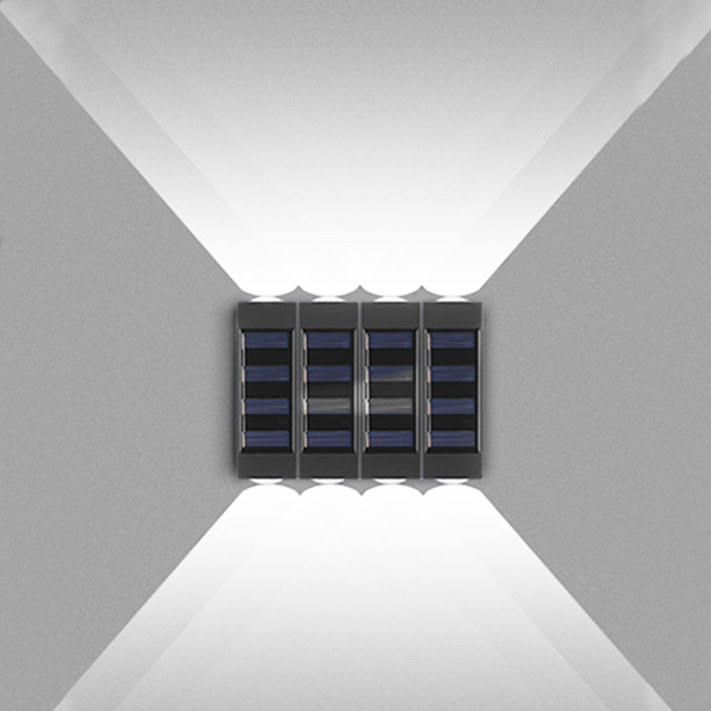 4Pcs Solar UP and Down Illuminate Wall Lamps