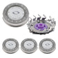 3 Pcs Replacement Shaver Head Blades Compatible With Philips HQ56 Series