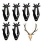 6Pcs European Mount Skull Hanger Deer Antler Bracket Heavy Duty Stainless Steel