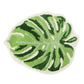 Faux Sherpa Bathroom Mat Monstera Leaf Design Non Slip Washable Rug for Bathroom Floor