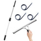 45 cm Window Squeegee with 1.2 m Telescopic Pole Glass Cleaning Tool