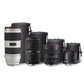 4Pack DSLR Camera Lens Pouch Case Bag Cover Canon Nikon Sony Panasonic