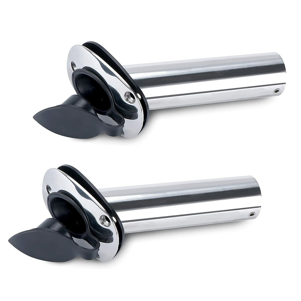 2Pcs Stainless Steel Fishing Rod Holder 30 Degree Flush Mount for Boat