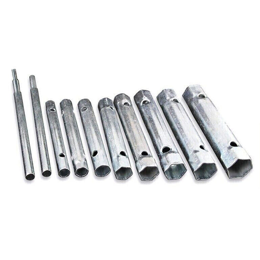 10Pcs Spanner Wrench Set for Shower Valves and Spark Plugs Extended Wrench 6-22mm