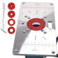 Universal Router Mounting Plate Aluminum Insert Plate for Woodworking Tools