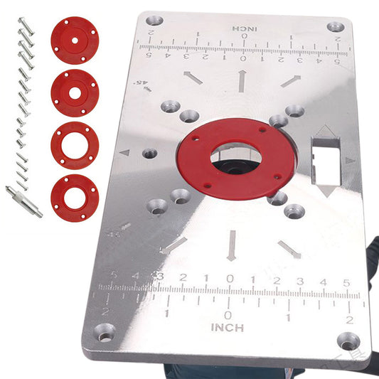Universal Router Mounting Plate Aluminum Insert Plate for Woodworking Tools