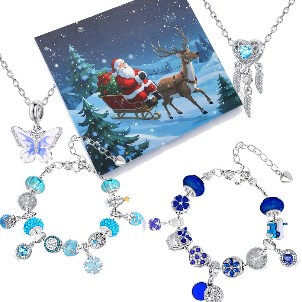 Advent Calendar Charm Bracelets 2025 for Girls DIY Bracelets Jewelry Making Kit