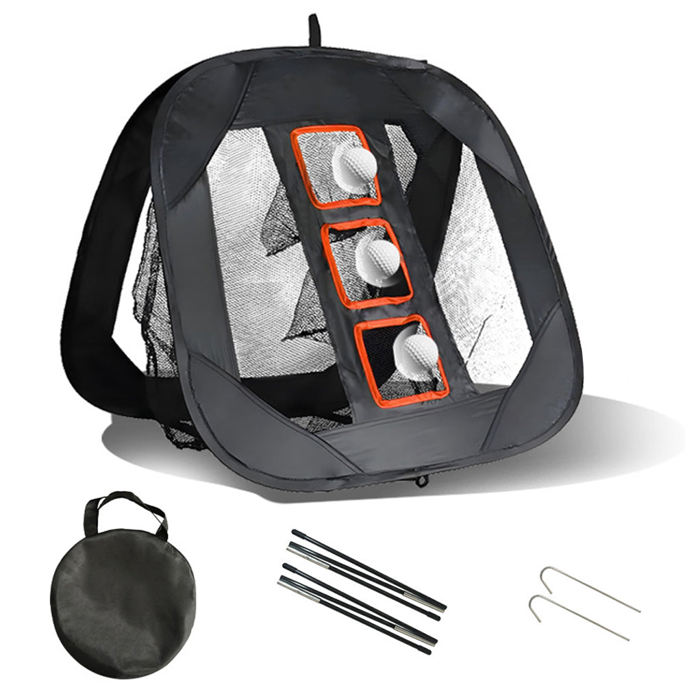 Portable Golf Chipping Practice Net Accuracy Training Net for Indoor and Outdoor Use
