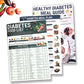 3Pcs Diabetes Food List and Meal Planner Diabetes Food Chart Diet Plan