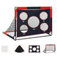 Portable Soccer Goal Set Frame Soccer Net for Backyard Football Training