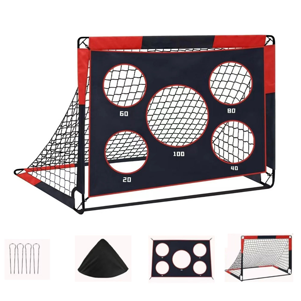 Portable Soccer Goal Set Frame Soccer Net for Backyard Football Training