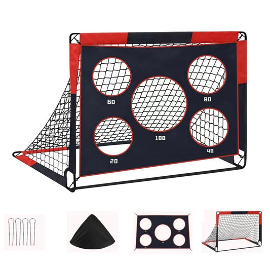 Portable Soccer Goal Set Frame Soccer Net for Backyard Football Training