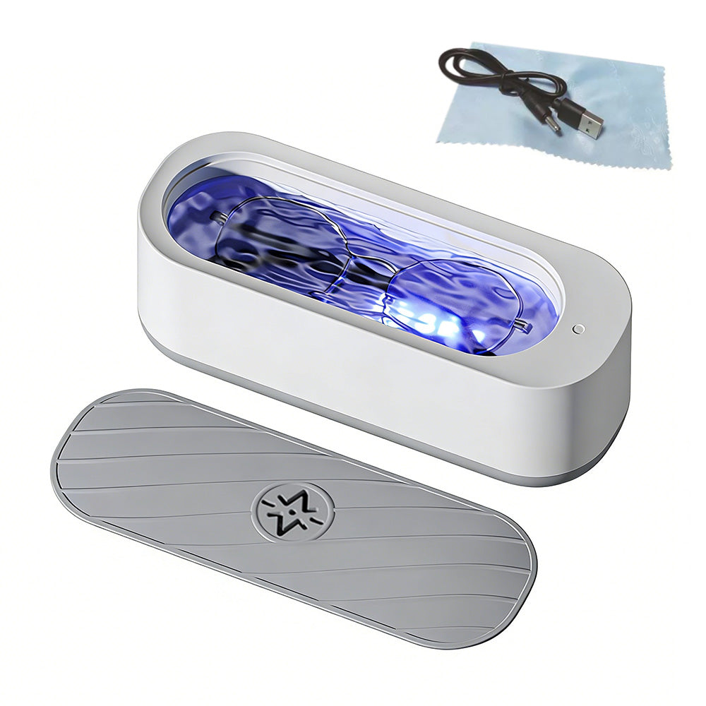 Portable Ultrasonic Cleaner for Eyeglasses Jewelry Retainer