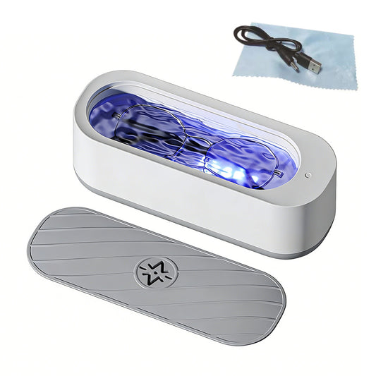 Portable Ultrasonic Cleaner for Eyeglasses Jewelry Retainer