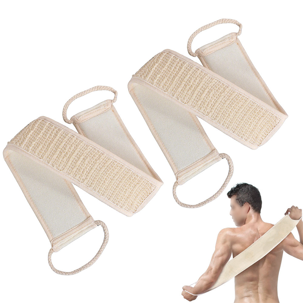 2Pcs Loofah Back Scrubbers for Shower Exfoliating Body Scrubber