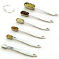 6Pcs Stainless Steel Measuring Cups Spoons Kitchen Baking Cooking Tools Set