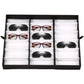 18 Grid Eye Glasses Case Eyewear Sunglasses Display Storage Box Eyewear Stand Display Case