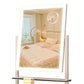 10X Magnifying LED Makeup Mirror 3-Color Dimmable 360-Degree Rotation Tabletop Vanity