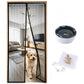 No-Drill Attraction Mosquito Screen Door Curtain Self Closing Mesh Net for Home Doorway