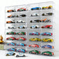 Car Model Display Case Clear Storage Rack for Toy Car Collection