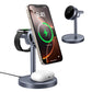 Wireless Charger Stand 3 in 1 Fast Charging Station for Phone Watch Earbuds