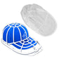 2Pcs Baseball Cap Washer Cage with Mesh Bag for Washing Machine