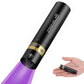 Zoomable 365nm UV Flashlight LED Scalable Clip Blacklight Flashlight for Pet Stain Detection