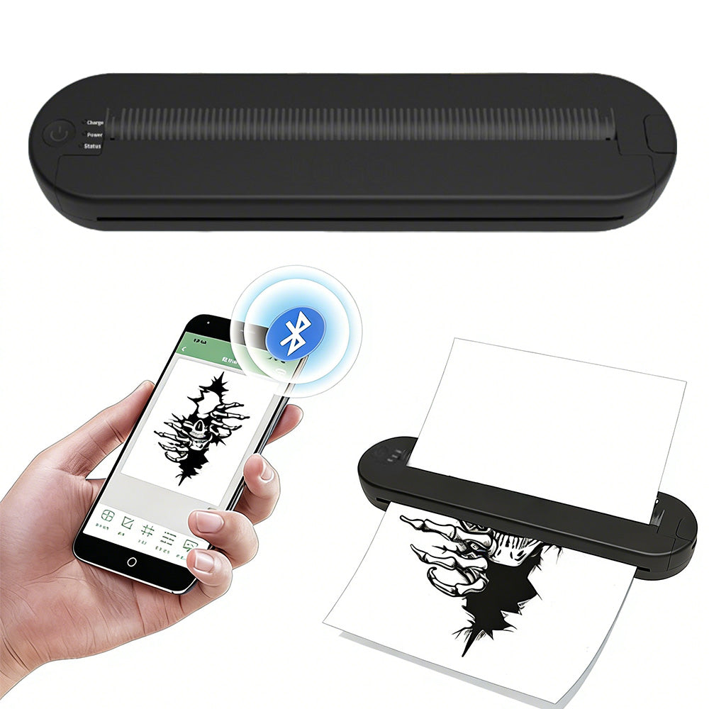 Portable Bluetooth Thermal Tattoo Stencil Printer