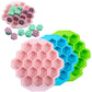 3Pcs 19-Cell Silicone Honeycomb Cake Ice Mould