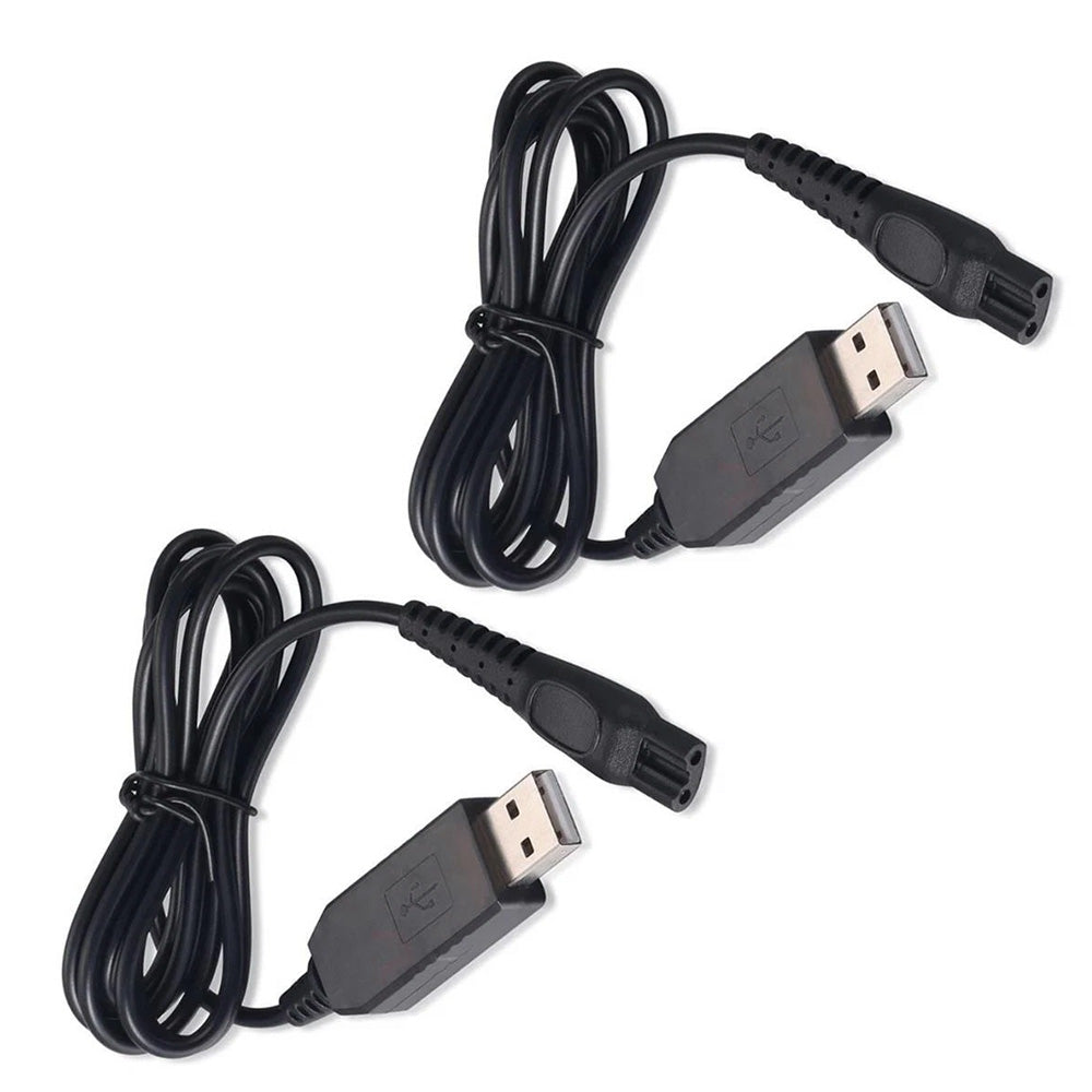 2 Pack 15V USB Charging Cables Compatible with Philips Shavers