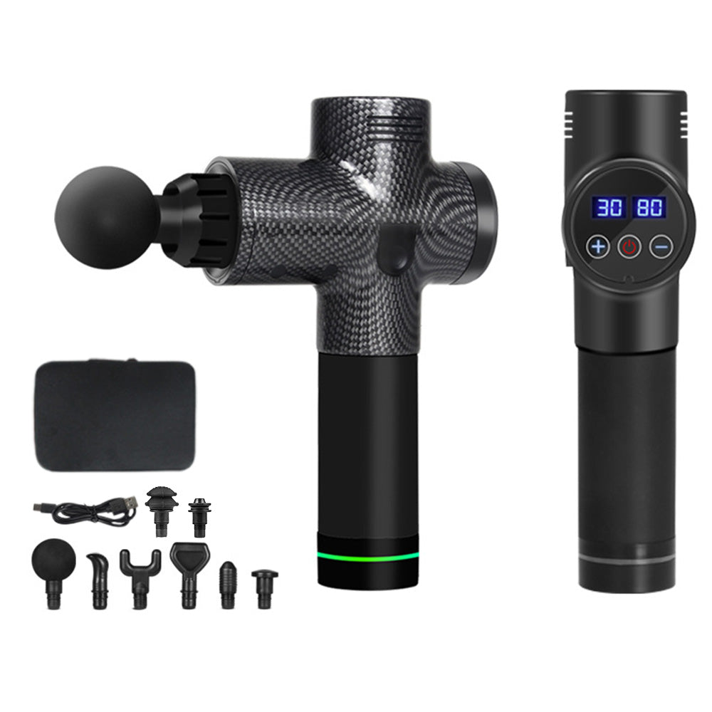 Massage Gun with 8 Heads Massager for Vibration Muscle Percussion Tissue Relief