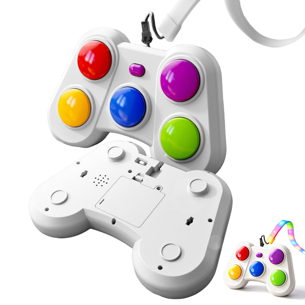 Dual-Mode Rhythm Light Music Game Toy for Family Parties and Gifts