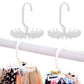 2Pcs 360-Degree Rotatable Hook Hanger Organizers Hanging Neck Tie Racks