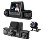 4 in 1 Dash Cam 1080P Front and Rear Left Right Camera 2.4 inch Screen with Night Vision