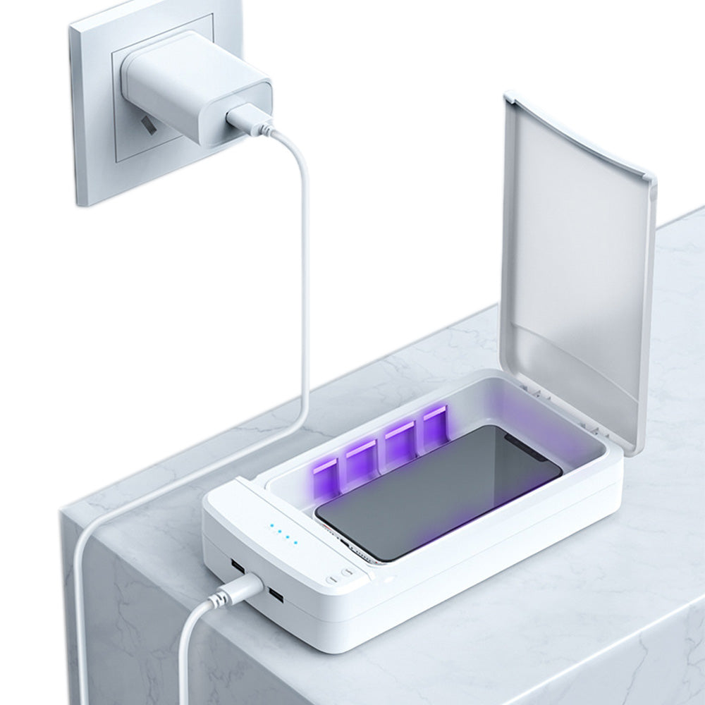 Portable USB Direct Plug-in Sterilizer with Purple Light for Phone