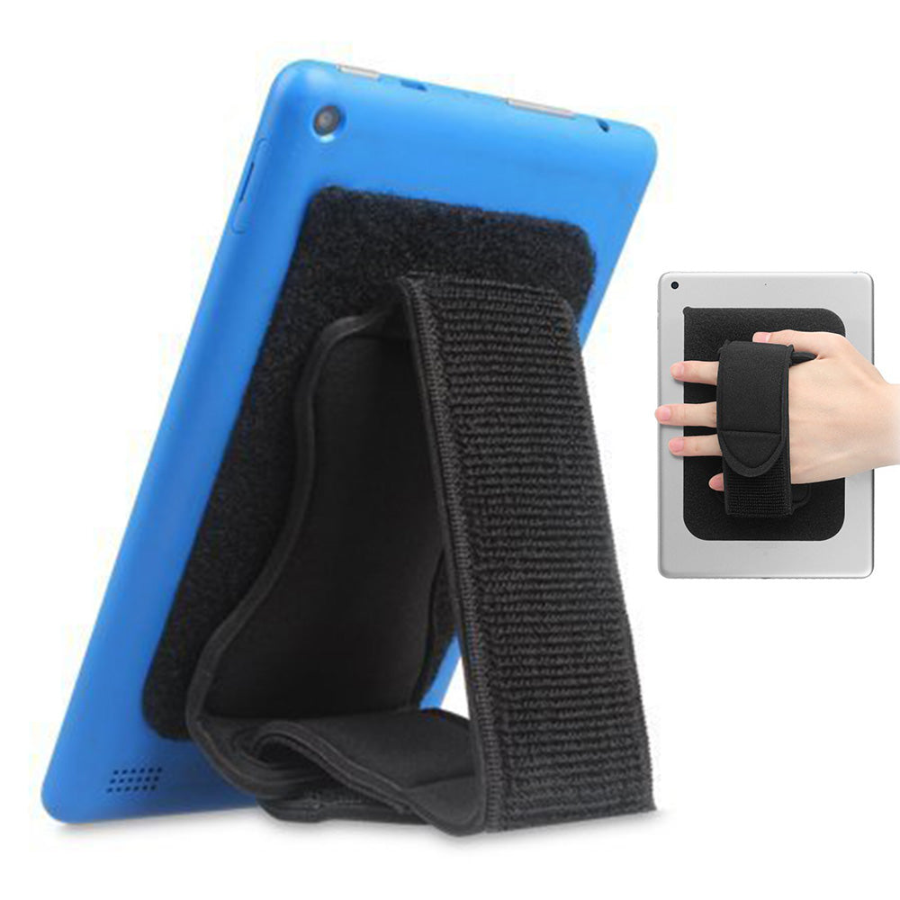 360 Degree Hook and Loop Hand Strap Stand for 7 to 11 Inch Tablets