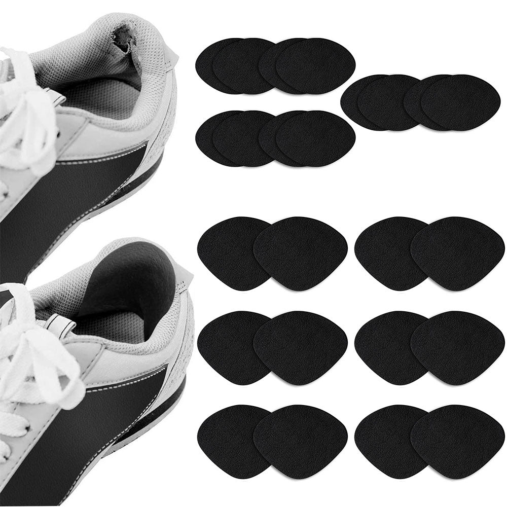 24Pcs Shoe Patch For Hole Self-Adhesive Shoe Heel Repair for Leather Shoes High Heel
