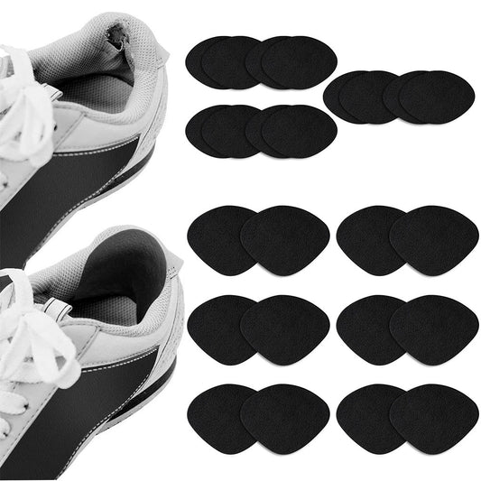 24Pcs Shoe Patch For Hole Self-Adhesive Shoe Heel Repair for Leather Shoes High Heel