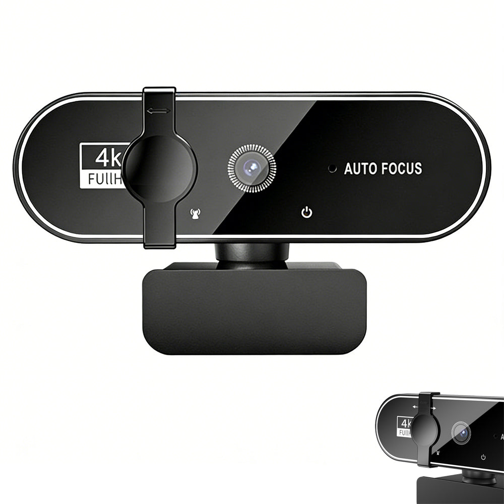 4K Webcam Video Camera Streaming USB Webcam for PC Laptop Auto Focus