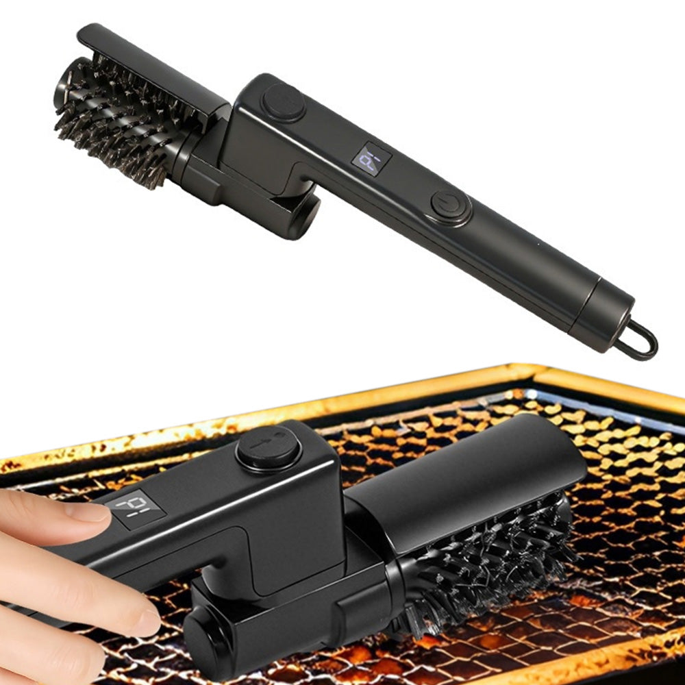 Cordless Electric Grill Brush Rotating Rechargeable Grill Cleaner for Home Outdoor