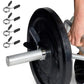 4 Pack 25mm Barbell Spring Clips Gym Weight Lifting Clamps for Dumbbell Bar Lock