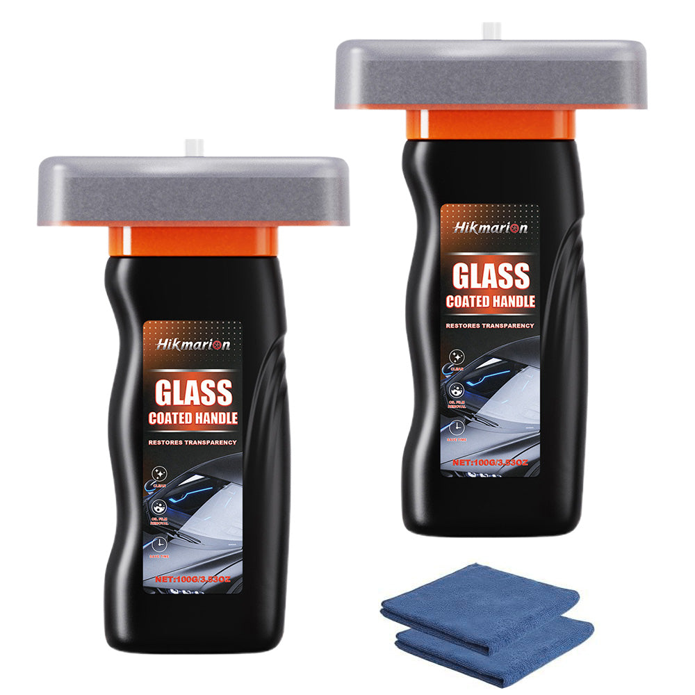 2PCS Handheld Glass Oil-Film Remover Emulsion Cleaner Glass Cleaning Board