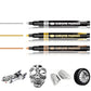 3 Colors Chrome Plating Paint Marker Pens Set