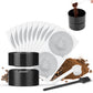 Reusable Vertuo Capsule Refill Kit for with 50 Pcs Foil Lids