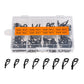 80Pcs Set Fishing Rod Eyelet Repair Kit Fishing Rod Tips for Freshwater Saltwater