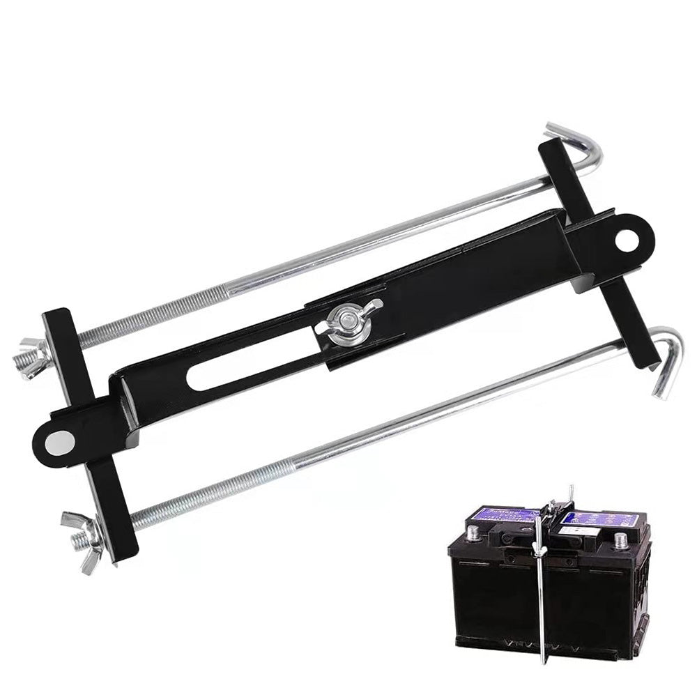Adjustable Battery Hold Down Bracket for Car Truck and Boat
